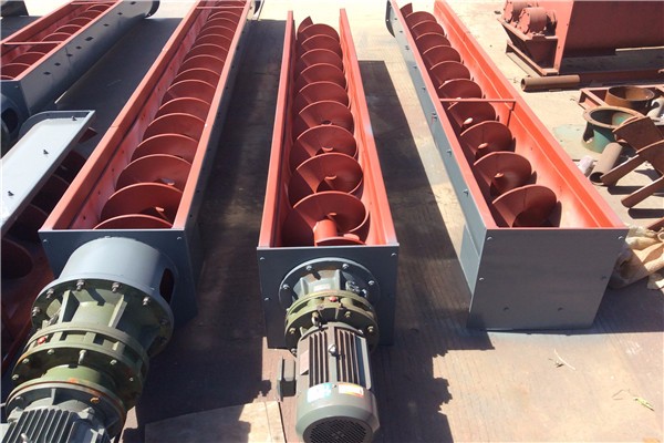 耐高溫螺旋給料機結構圖紙